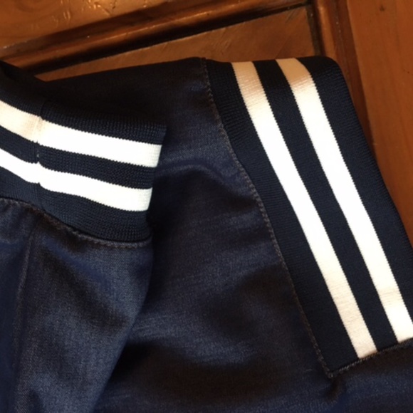 NWOT Olsen Europe Blue Bomber jacket unworn sz M/10 - Picture 11 of 14